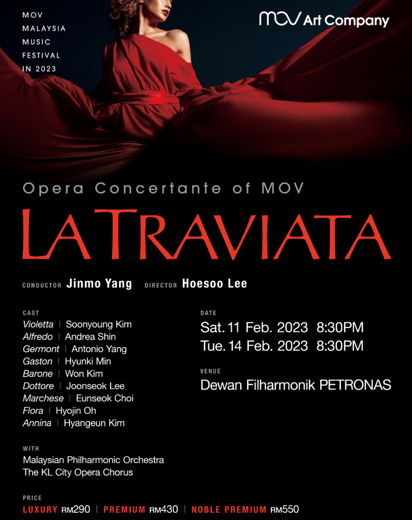 La Traviata @ Malaysian Philharmonic Orchestra