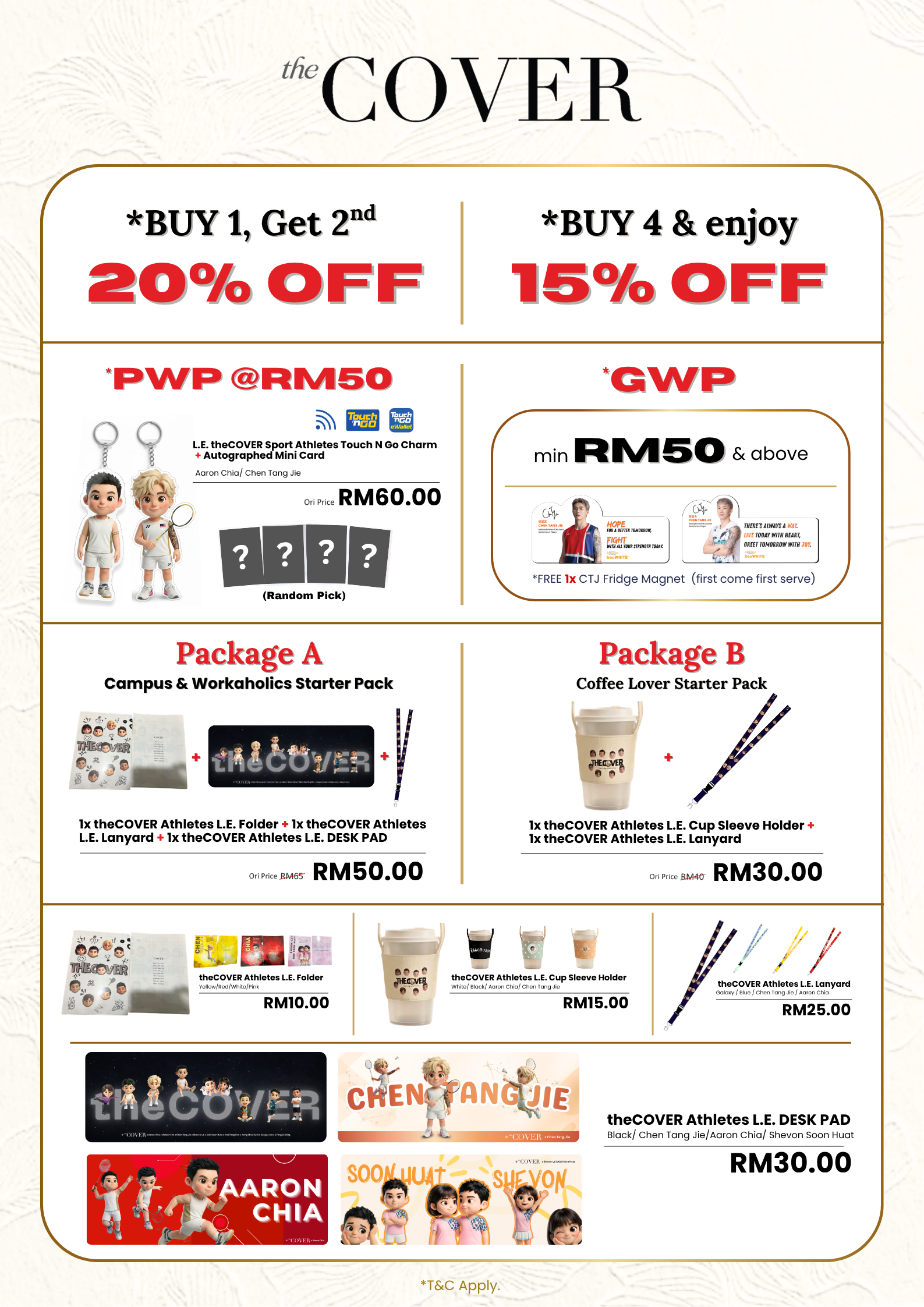 MOTM theCOVER Merchandise Package